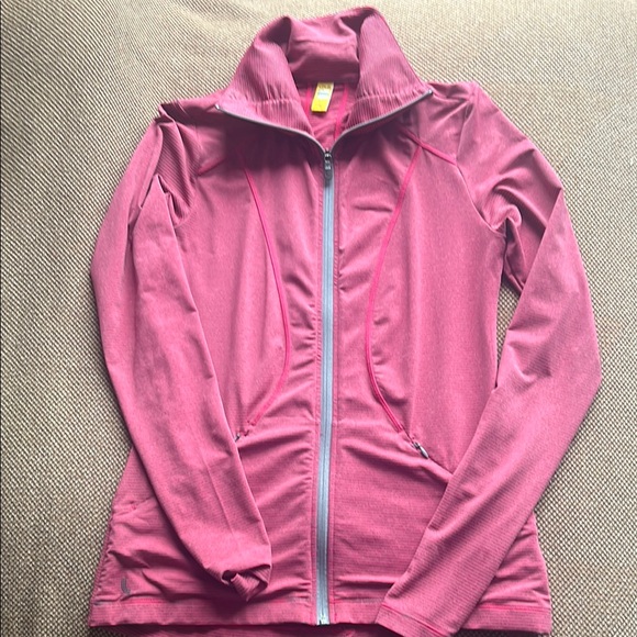Lole Jackets & Blazers - Lole | Pink & Grey Zip Athletic Jacket, M